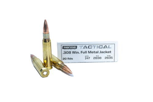 Norma American .308 Win 147gr FMJ Ammo - 20 rounds - Dirty Bird Industries