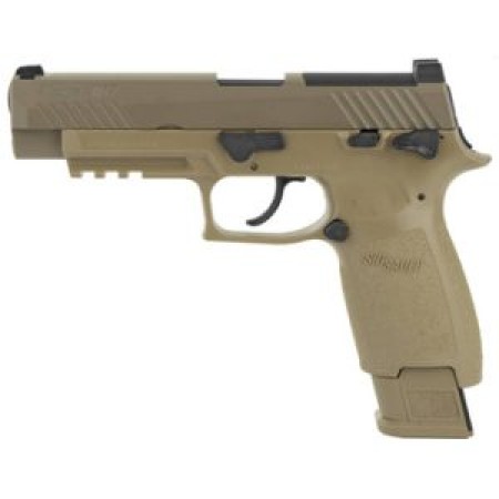 Sig Sauer Airguns P320-M17 Air Pistol CO2 177 Pellet 20rd Coyote Frame Coyote Polymer Grip