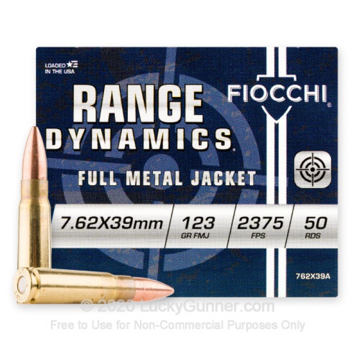 7.62X39mm 123Gr Fmj Box/50 762X39A