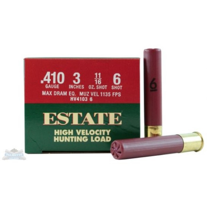 Estate 410ga 3" 11/16oz #6 Shotshell Ammunition 25rds - HV4103 6