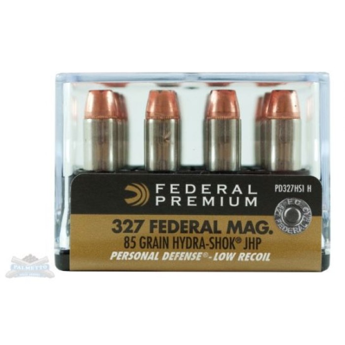 Federal PD327HS1H Premium Personal Defense 327 Federal Mag 85 gr Hydra-Shok Jacketed Hollow Point 20 Bx