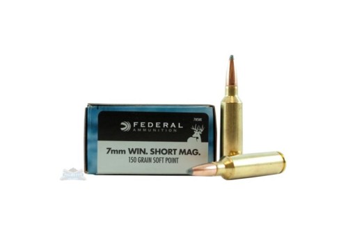 Federal 7mm WSM 150gr SP Power-Shok Ammunition - 7WSME