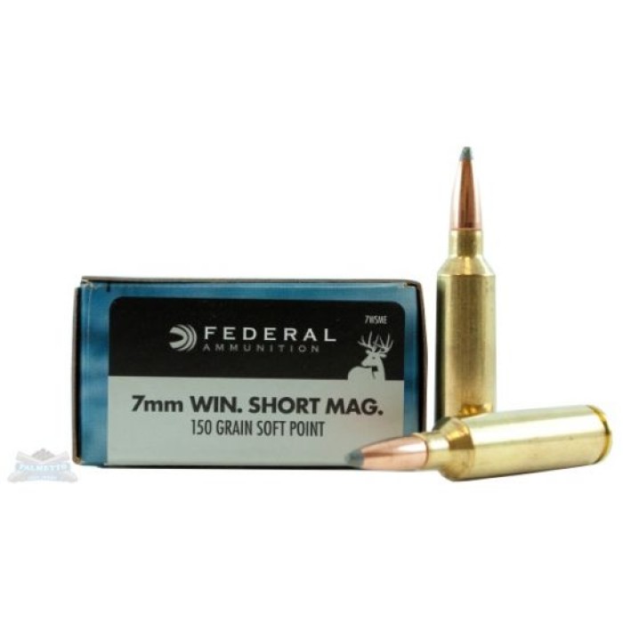 Federal 7mm WSM 150gr SP Power-Shok Ammunition - 7WSME