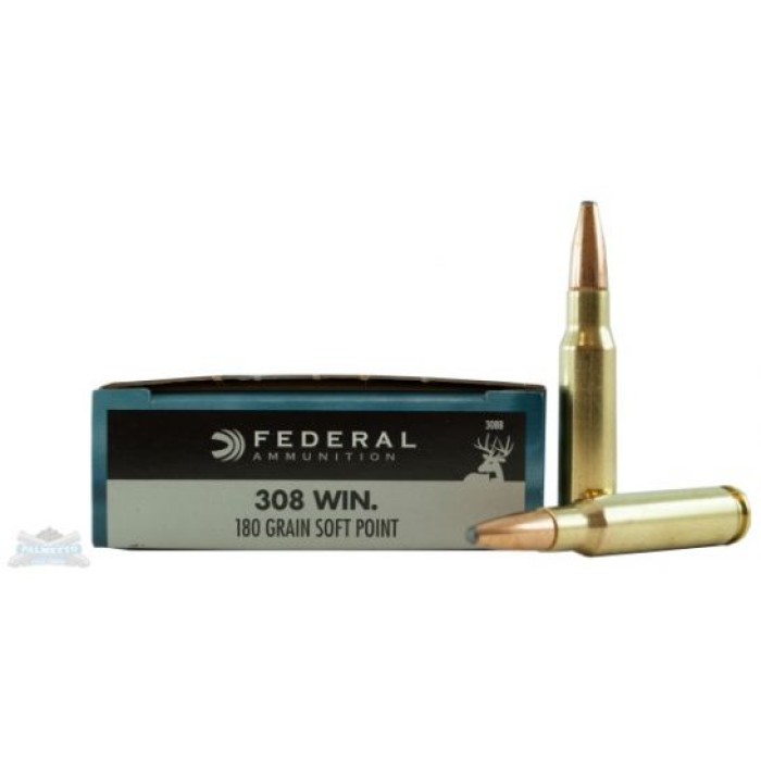 Federal 308 180gr SP Power-Shok 20 Rounds Ammunition - 308B