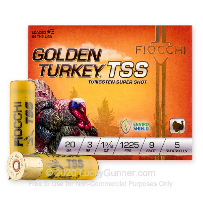 FIO GOLDEN TURKEY 20GA 3 #9 TSS 5/10