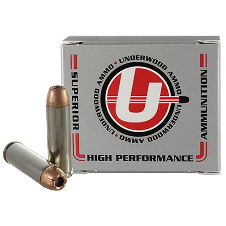 Underwood Ammunition 500 S&W Magnum 350 Grain Hornady XTP Jacketed Hollow Point Box of 20