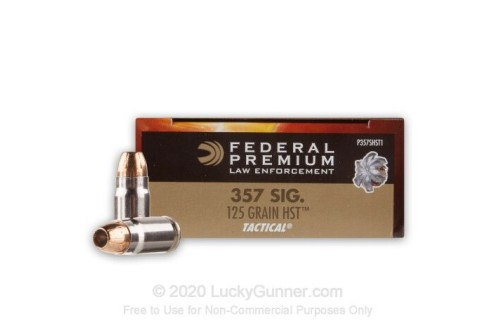 Federal Premium HST 357 Sig 125 Grain HP