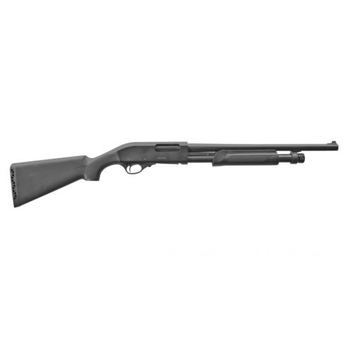 EAA Churchill 612 18.5" 12 Gauge Pump Action Shotgun, Black - 111370