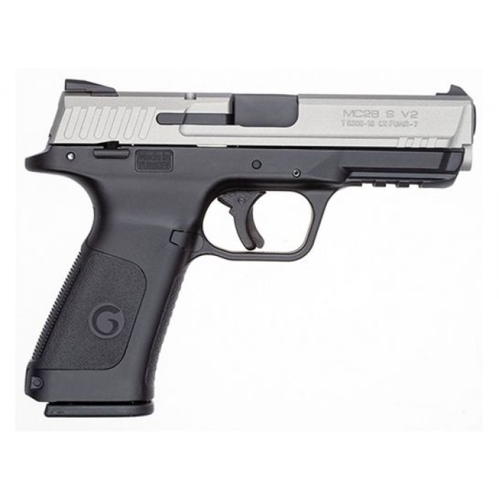 EAA Girsan MC28SA 9mm Pistol, Titanium/Black - 390105