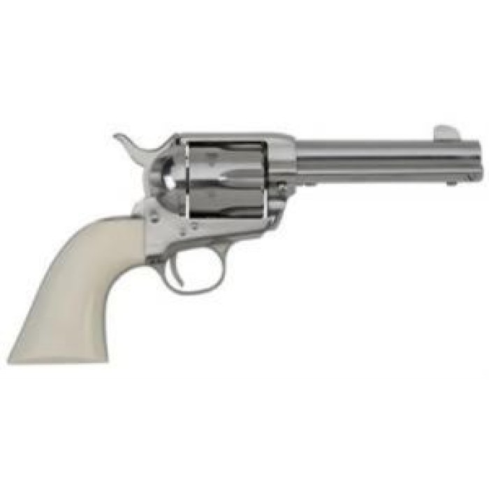 EMF 1873 Great Western II 45LC Deluxe Stainless Revolver with Ultra Ivory Grips