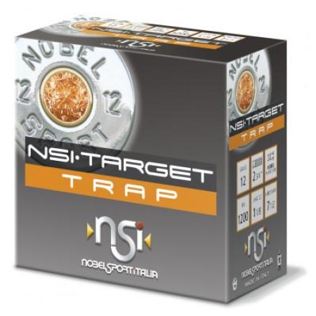 Nobelsport Noble Target Steel Shotshells 12 ga 2-3/4in 1 oz 1280 fps Size 7 250/ct Case, ANS123ST2C