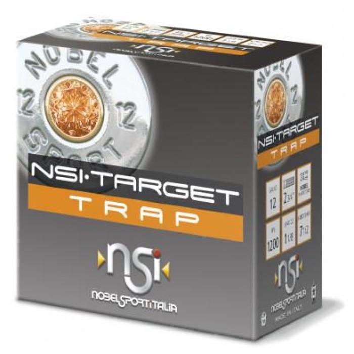 Nobelsport Noble Target Steel Shotshells 12 ga 2-3/4in 1 oz 1280 fps Size 7 250/ct Case, ANS123ST2C