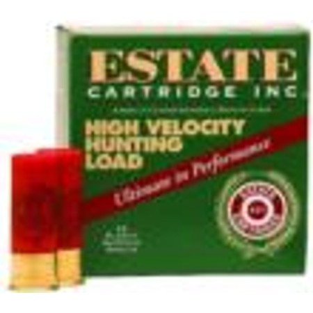 Estate Buckshot 12Ga 2 3/4" 9 Pellet 00 250 Round Case HV12BK25 00 CASE