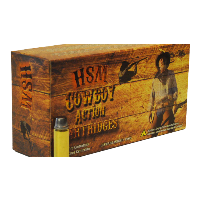 HSM Cowboy Action .32-20 Winchester 115 Grain Round Nose Flat Point Centerfire Rifle Ammo