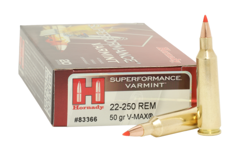 Hornady Superformance .22-250 Remington 50 Grain Varmint Centerfire Rifle Ammo