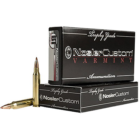 Nosler Trophy Grade .280 Ackley Improved 160 Grain Centerfire Rifle Ammo