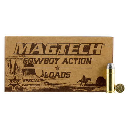 Magtech Cowboy Action .45 Long Colt 200 Grain Lead Flat Nose Centerfire Handgun Ammo