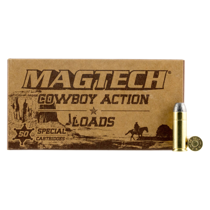 Magtech Cowboy Action .45 Long Colt 200 Grain Lead Flat Nose Centerfire Handgun Ammo