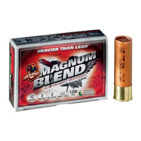 HEVI-Shot Magnum Blend Turkey Load Shotshells - 20 Gauge - #5,6,7 - 3'' - 50 Rounds