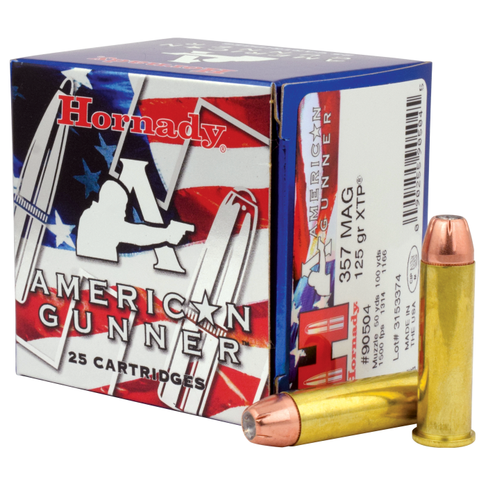 Hornady American Gunner .357 Mag 125 Grain Handgun Ammo