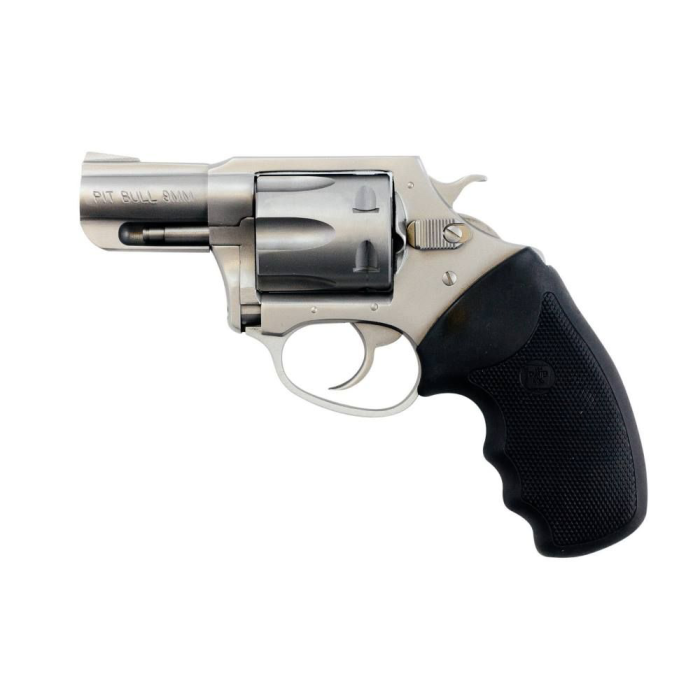 Charter Arms Pitbull DA/SA Revolver - 9mm - Stainless Steel/Black