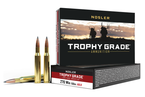 Nosler Trophy Grade .270 Winchester 150 Grain Centerfire Rifle Ammo