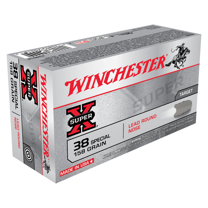 Winchester Super-X Target Lead Round Nose .32 Special 158 Grain Handgun Ammo