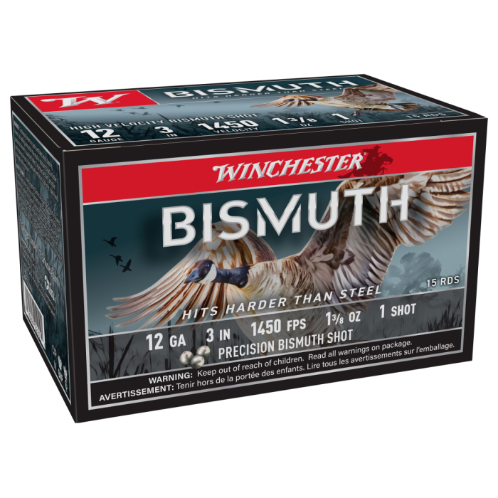 Winchester Bismuth Shotshells - 12 Gauge - #1 - 3