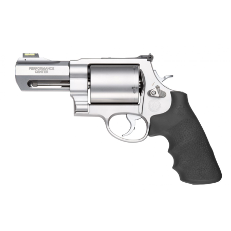 Smith & Wesson Model S&W500 Single/Double Action Revolver with HI VIZ Fiber Optic Sights