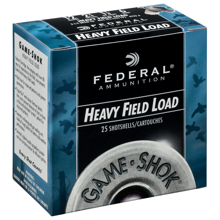 Federal Premium Game-Shok Upland Game Heavy Field Load Shotshells - #6 Shot - 1 oz. - 20 ga. - 250 rounds