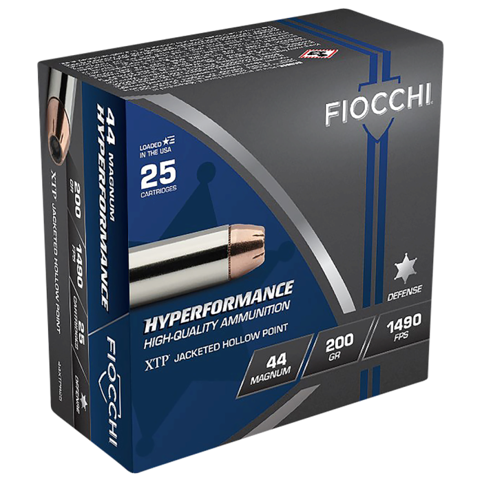 Fiocchi Extrema XTP .44 Remington Magnum 200 Grain Handgun Ammo