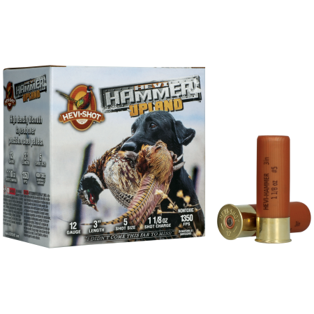 Hevi-Shot HEVI-Hammer Upland Shotgun Shells - 12 Gauge - #5 - 3'' - 250 Rounds