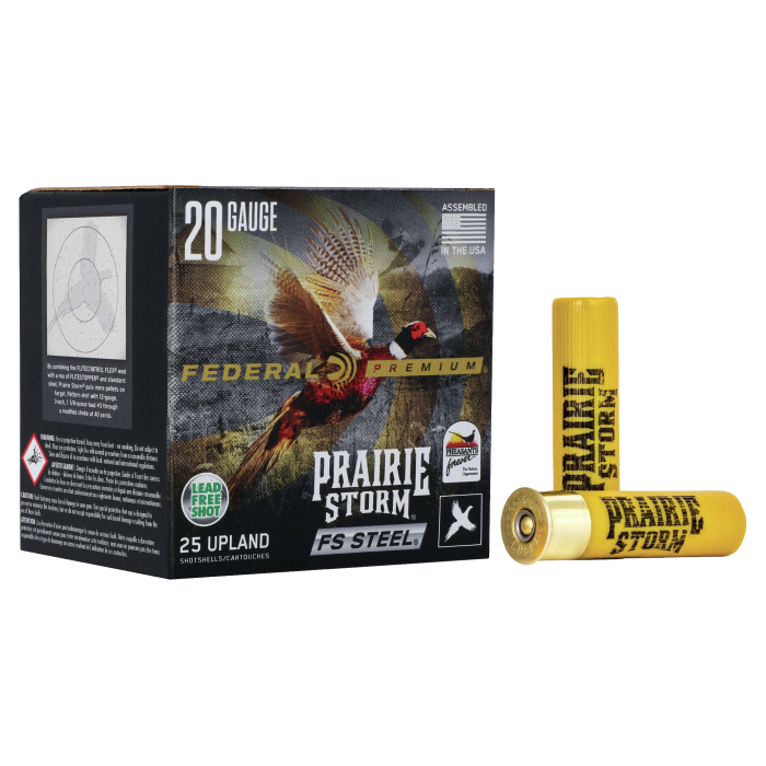 Federal Premium Prairie Storm FS Steel Upland Shotshells - 20 ga. - #3 - 3