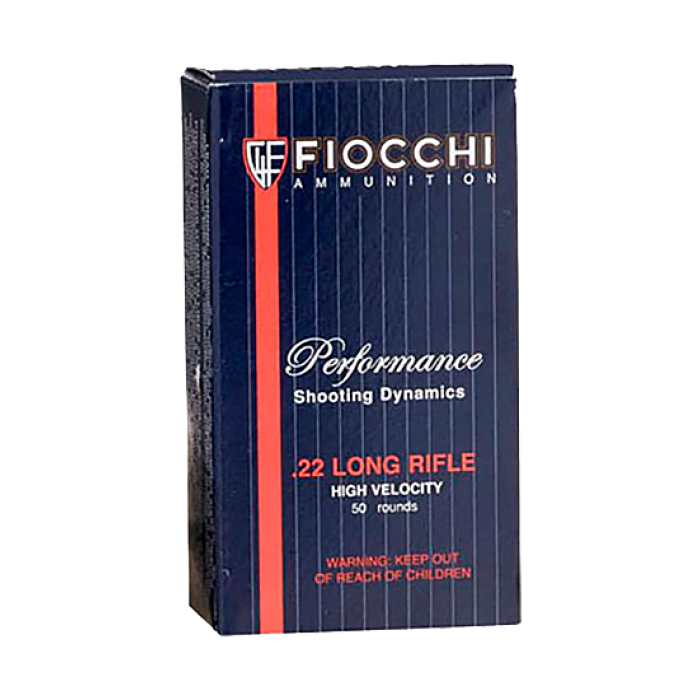 Fiocchi Shooting Dynamics .22 Long Rifle .40 Grain Copper-Plated Hollow Point Rimfire Ammo