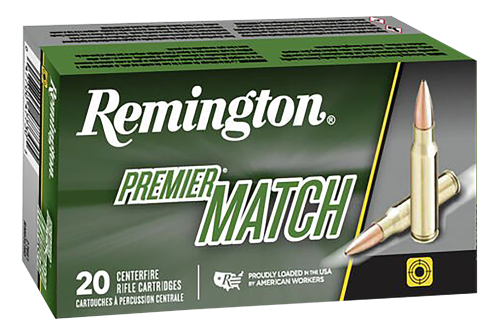 Remington Premier Match .300 AAC Blackout 125 Grain Centerfire Rifle Ammo