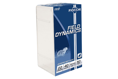 Fiocchi Shooting Dynamics .22 WMR 40 Grain Jacketed Soft Point Rimfire Ammo