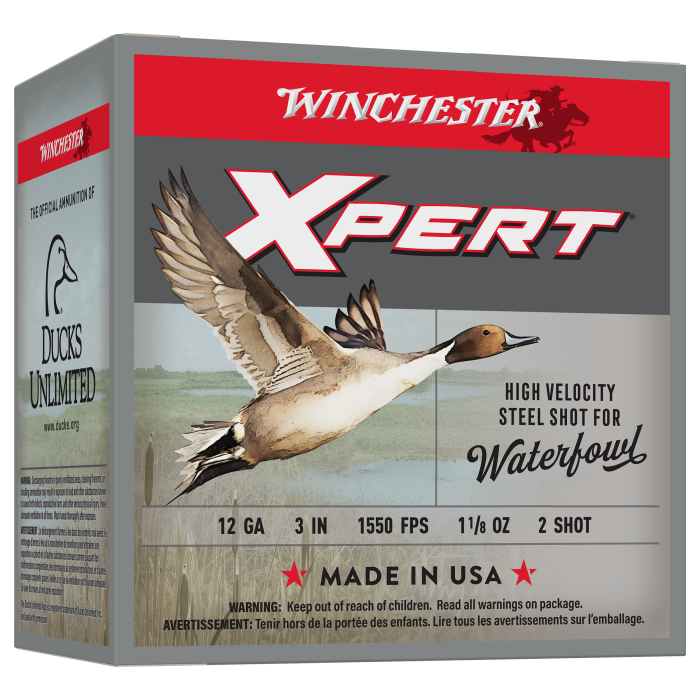 Winchester Super-X Xpert Hi-Velocity Waterfowl Steel Shotshells - 12 Ga. - #3 Shot - 250 Rounds