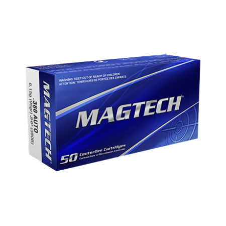 Magtech Sport Shooting Jacketed Hollow Point .380 Automatic Colt Pistol 95 Grain Handgun Ammo