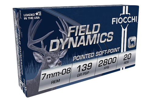 Fiocchi Shooting Dynamics 7mm-08 Remington 139 Grain SST Centerfire Rifle Ammo