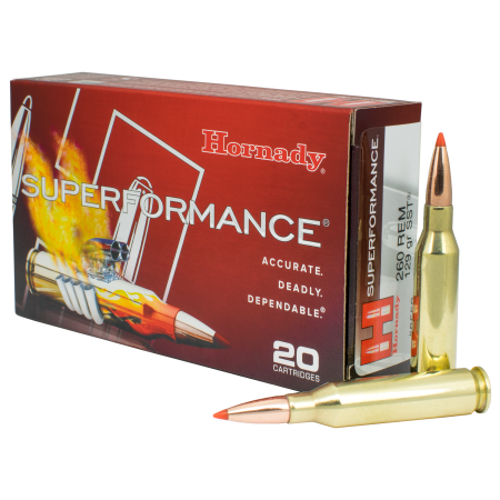 Hornady Superformance .260 Remington 129 Grain SST Centerfire Rifle Ammo