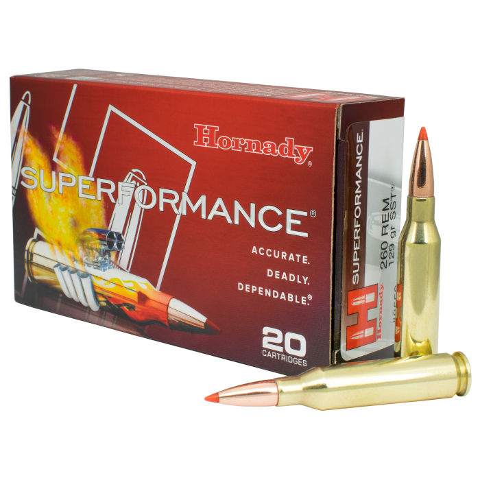 Hornady Superformance .260 Remington 129 Grain SST Centerfire Rifle Ammo