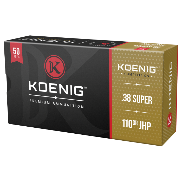 Koenig Competition Handgun Ammo - .38 Super