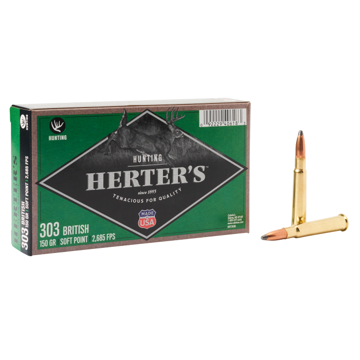 Herter's Hunting Rifle Ammo - .303 British