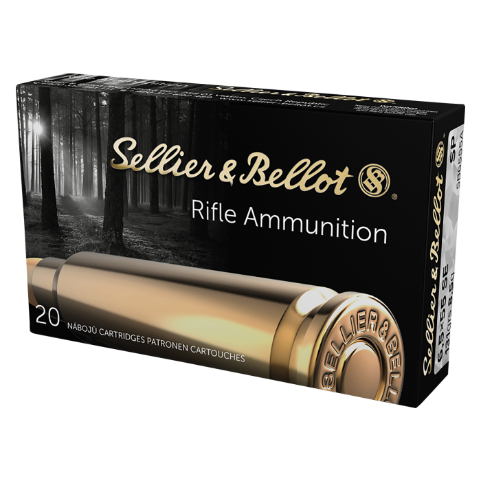 Sellier & Bellot Centerfire Rifle Ammo - 6.5 X 55 Swedish - 131 Grain - 20 Rounds