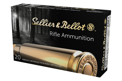 Sellier & Bellot Centerfire Rifle Ammo - 7X57mm Mauser - 140 Grain - 20 Rounds - FMJ