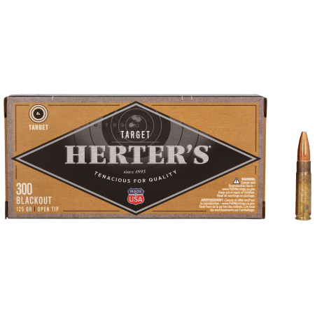 Herter's Target .300 AAC Blackout 125 Grain Centerfire Rifle Ammo