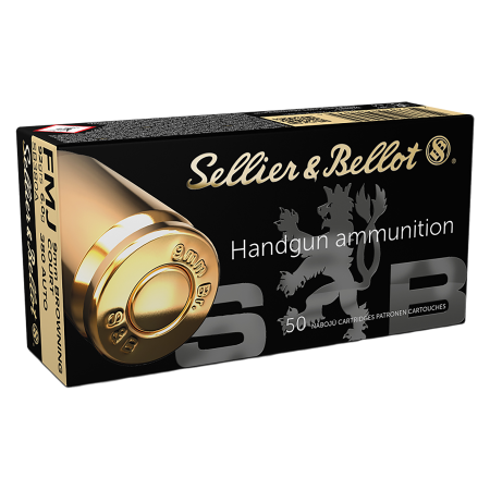 Sellier & Bellot Handgun Ammo - .380 Automatic Colt Pistol - 92 grain - 50 Rounds