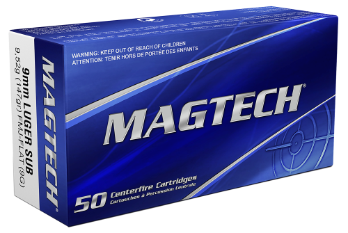 Magtech Sport Shooting Handgun Ammo - Full Metal Case - 9mm Luger - 50 rounds