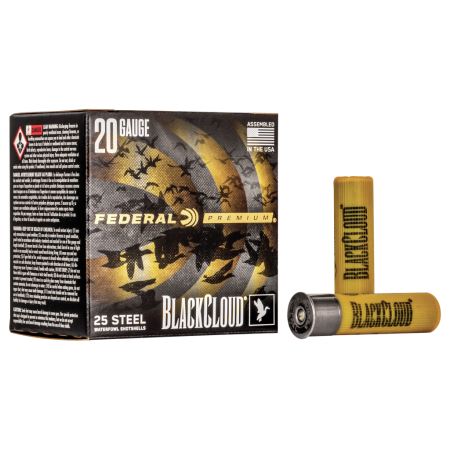 Federal Premium Black Cloud FS Waterfowl Shotgun Shells with FliteControl FLEX Wad - 12 Gauge - BB - 3'' - 250 Rounds