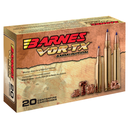 Barnes VOR-TX Centerfire Rifle Ammo - Tipped TSX Boat Tail - .260 Remington - 20 Rounds